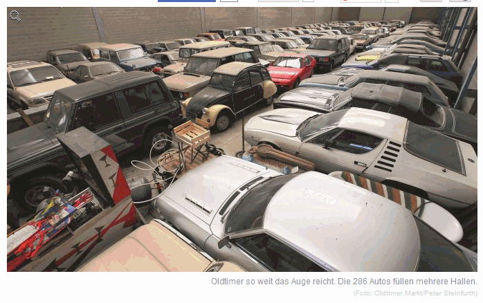 Autoliebhaber verkauft 286 Oldtimer
